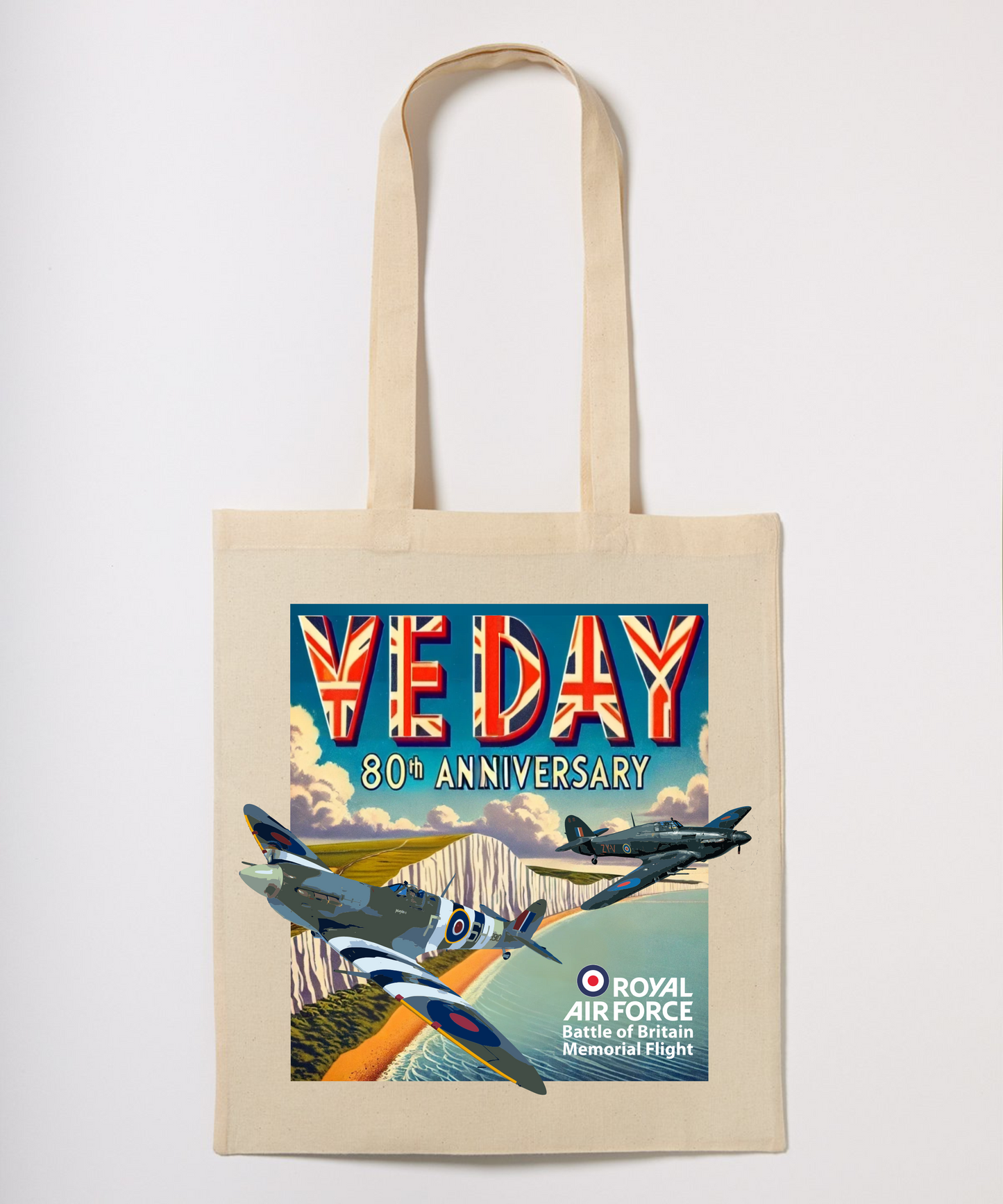 VE Day 80th Anniversary Tote Shopper