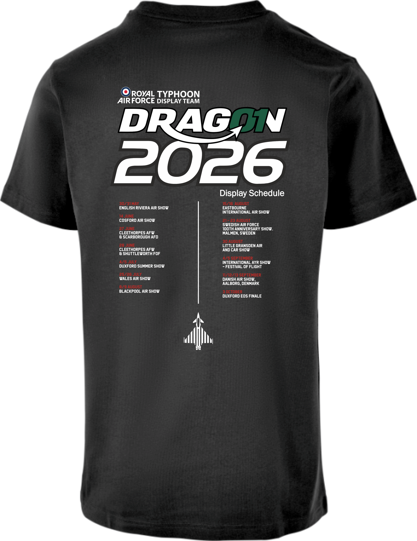 2026 Typhoon Display Team Dragon01 Tour T-shirt